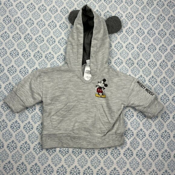 3/$15 Disney Baby Mickey Mouse Hooded Sweater - Picture 1 of 6